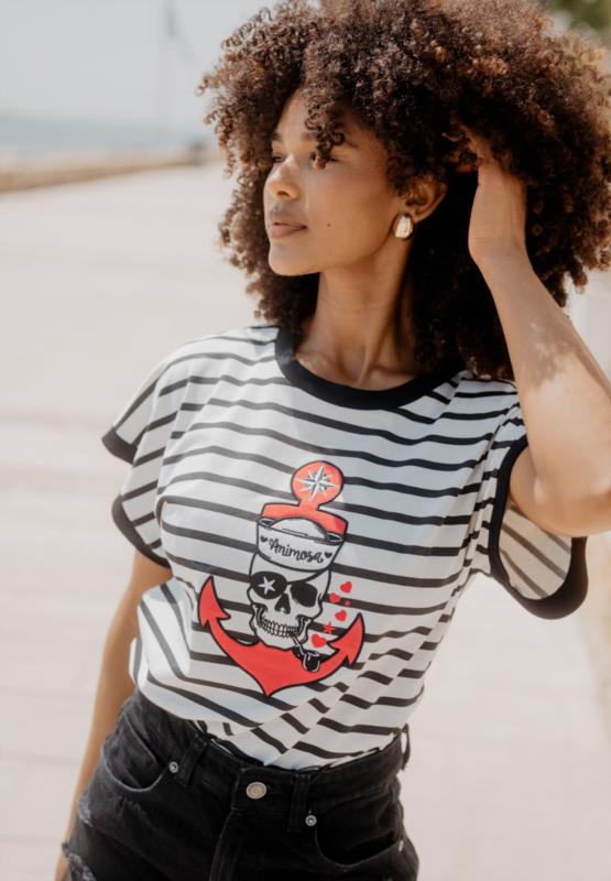 CAMISETA ANCLA PIRATA