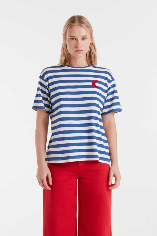 CAMISETA RAYAS Y LUNA