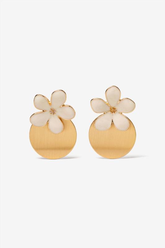 PENDIENTES FLORALES Y COLGANTE
