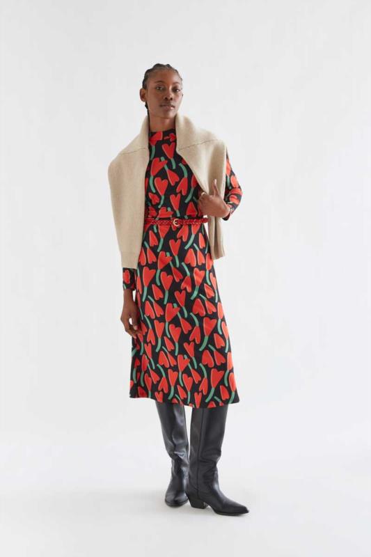 VESTIDO ELÁSTICO CICLAMEN