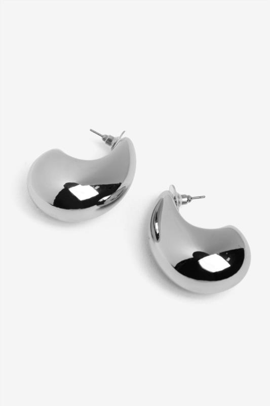 PENDIENTES GOTA PLATEADOS