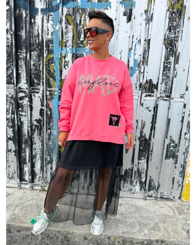 SUDADERA MAD ROSA