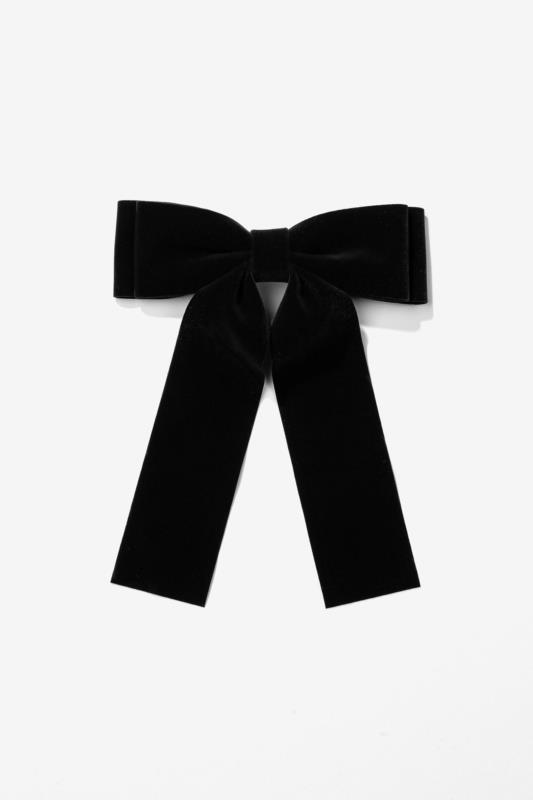 PRENDEDOR LAZO TERCIOPELO