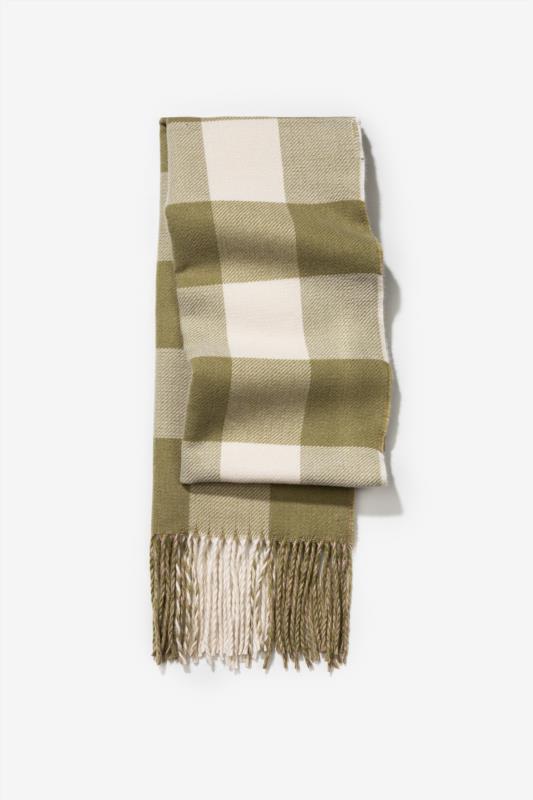 BUFANDA DE CUADROS REVERSIBLE