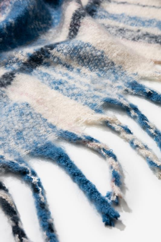 BUFANDA CUADROS AZUL