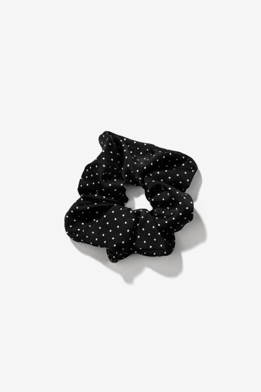 COLETERO NEGRO/LUNARES BLANCOS