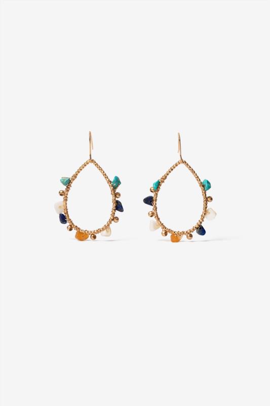 PENDIENTES LÁGRIMA AZUL