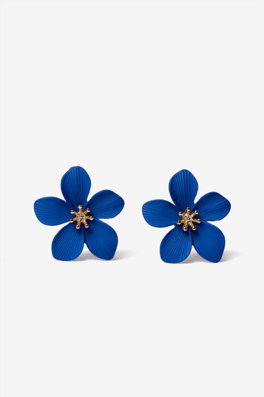 PENDIENTES BLUE FLOWER
