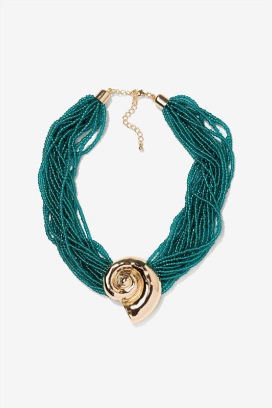 COLLAR CONCHA DORADA