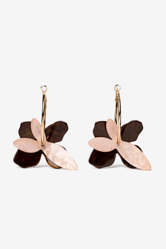 PENDIENTES ARO FLORAL