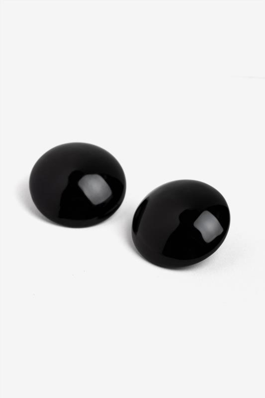 PENDIENTES BLACK BUTTON