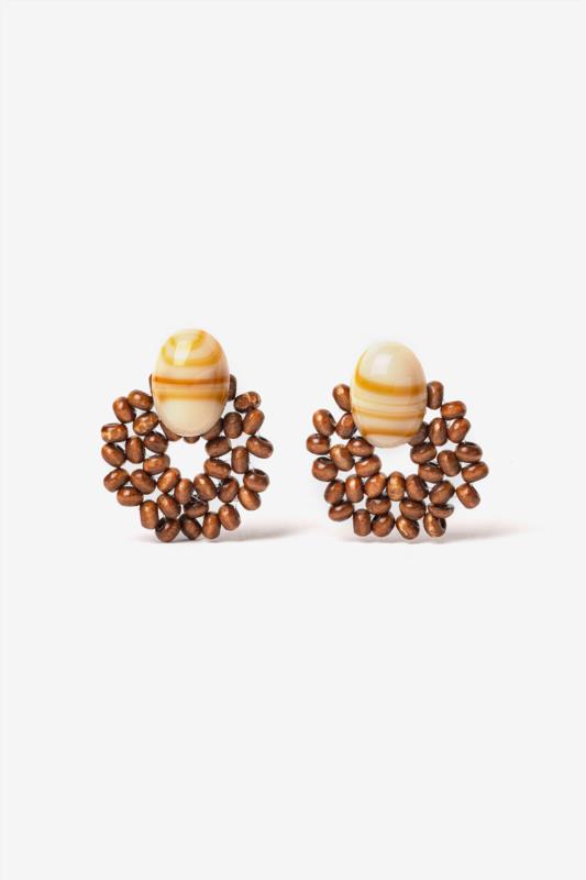 PENDIENTES CARAMELO