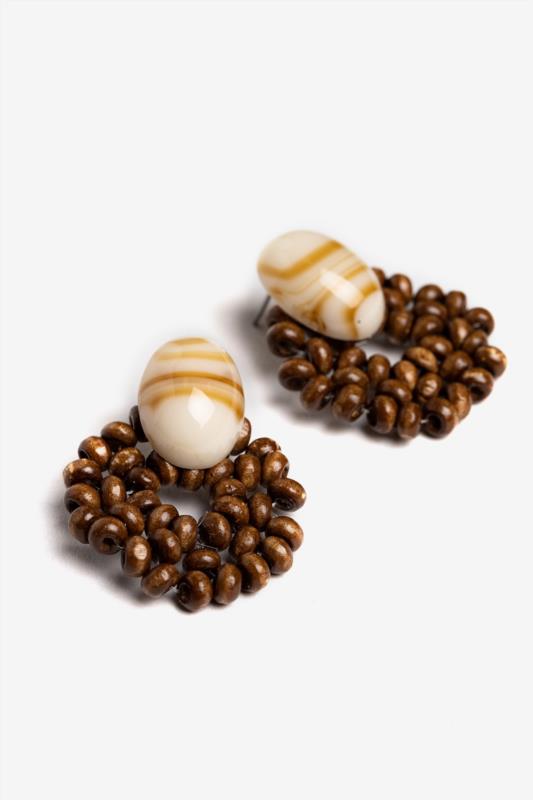 PENDIENTES CARAMELO