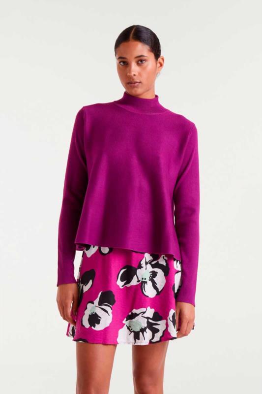 JERSEY EVASÉ CUELLO PERKINS MAGENTA