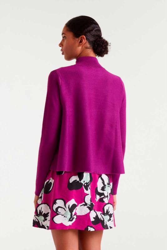 JERSEY EVASÉ CUELLO PERKINS MAGENTA
