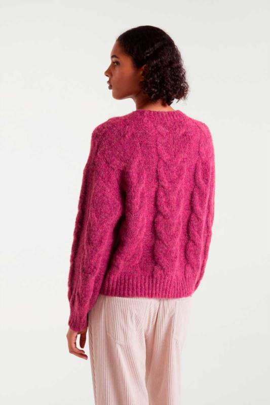 JERSEY PUNTO ENCADENADO FUCSIA
